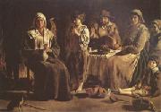 Louis Le Nain Peasant Family in an Interior (mk05) USA oil painting artist